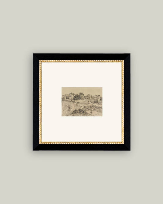 Impression sur toile - Village Toscan 8x8